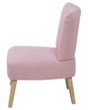 Rózsaszín kárpitozott fotel VAASA_719846