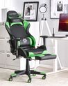 Siège de gamer noir et vert VICTORY _855747