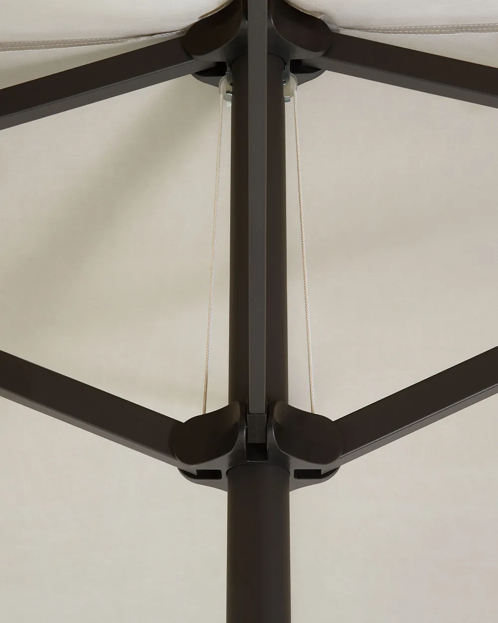 Patio Parasol 460 cm SIBILLA Beige_680026