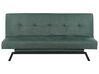 Fabric Sofa Bed Green LEEDS_923310