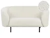 Sofa 2 Seater LOEN Boucle White