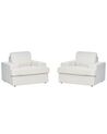 Set di 2 poltrone bouclé bianco ALLA_894058