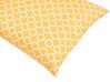 2 poduszki ogrodowe w geometryczny wzór 40 x 70 cm żółte ASTAKOS_783428