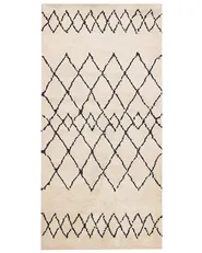 Rug HAVSA Beige 80 x 150 cm_830974