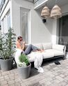 5 Seater Aluminum Garden Sofa Set Light Grey ESPERIA_924478