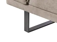 Sofa Bed 2 Seater YORK Chenille Light Beige_1009222