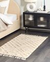 Bavlněný koberec 80 x 150 cm béžový ARDAHAN _839261