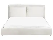 Bed Velvet BAJONNA 180 x 200 cm (EU Super King) Off-White_1009607