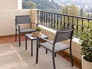 Bistro Set TAVOLETO Metall Dunkelgrau_1154101