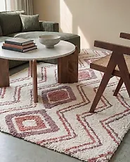 Rug KASTAMONU Beige 140 x 200 cm Cotton_1184796