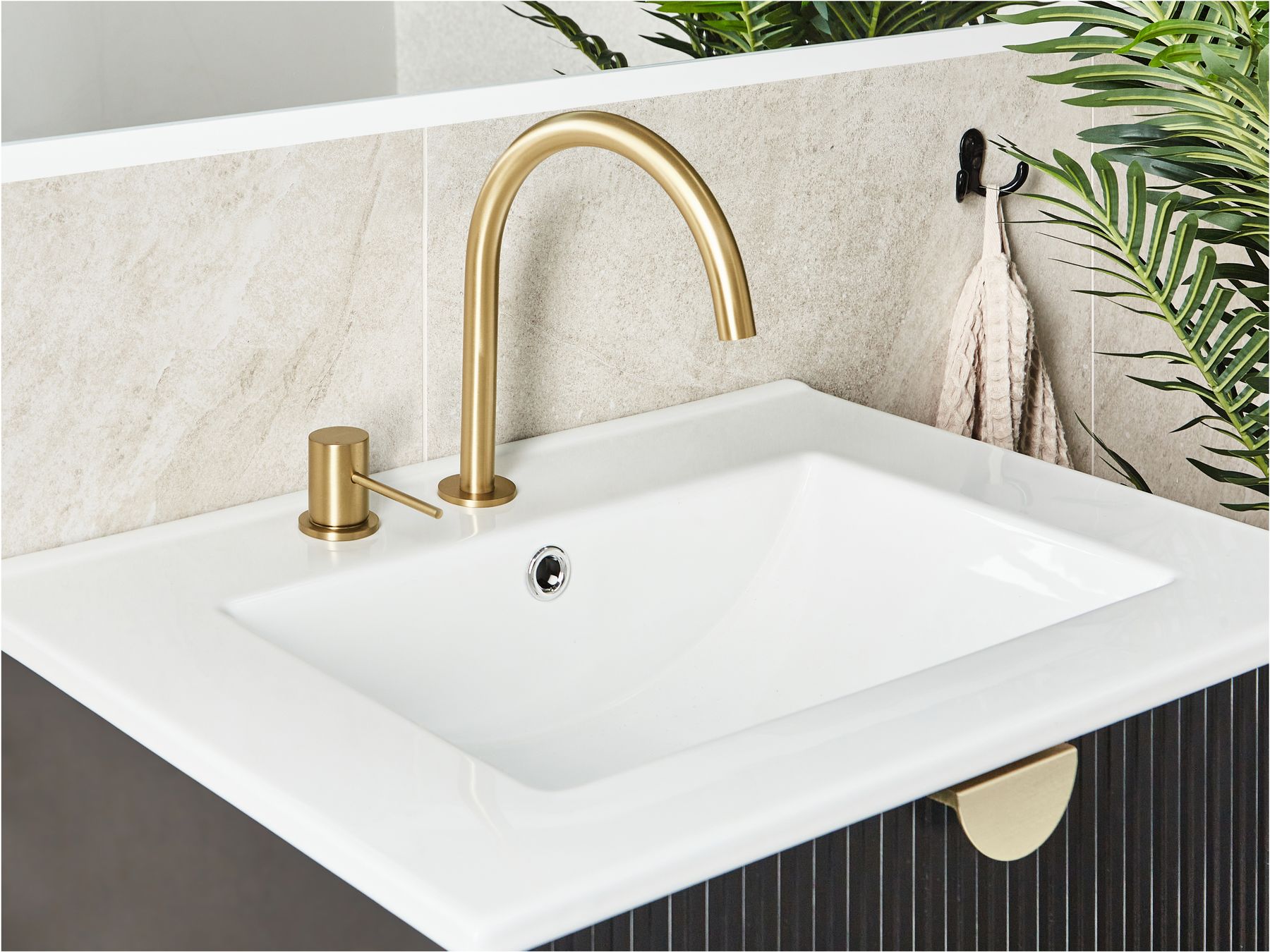 Bateria umywalkowa złota COLICO _998783