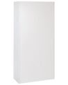 2 Door Metal Storage Cabinet White FELDSPAR_929644