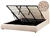 Ottoman Bed BLAGNAC Boucle Beige 180 x 200 cm (EU Super King)