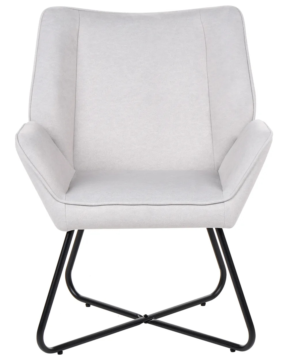 Armchair GRESSELA Velvet Light Grey_1086557