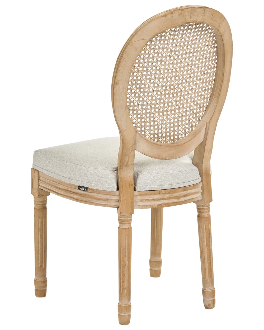 Set van 2 stoelen NIVLOC Hout Lichtbruin/beige_1090754