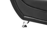 Sofa 2 Seater LEIRA Faux Leather Black_1058548