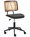 Silla de escritorio ARDO Piel sintética Negro