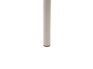 Four Poster Bed Metal SORMERY 90 x 200 cm (EU Single) Light Beige_1073132