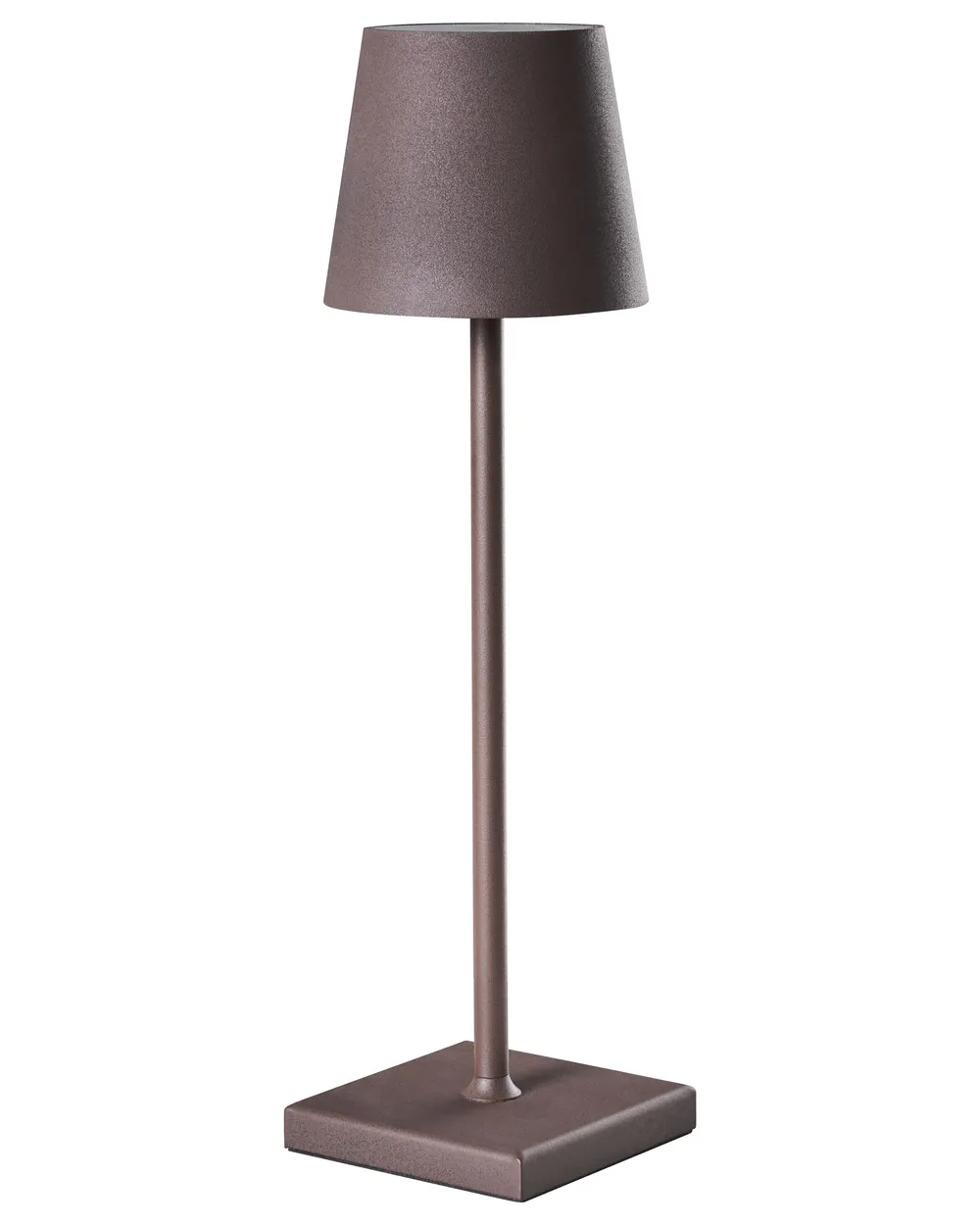 Wireless LED Table Lamp BACEIRO with Dimmer Metal Brown_1041970