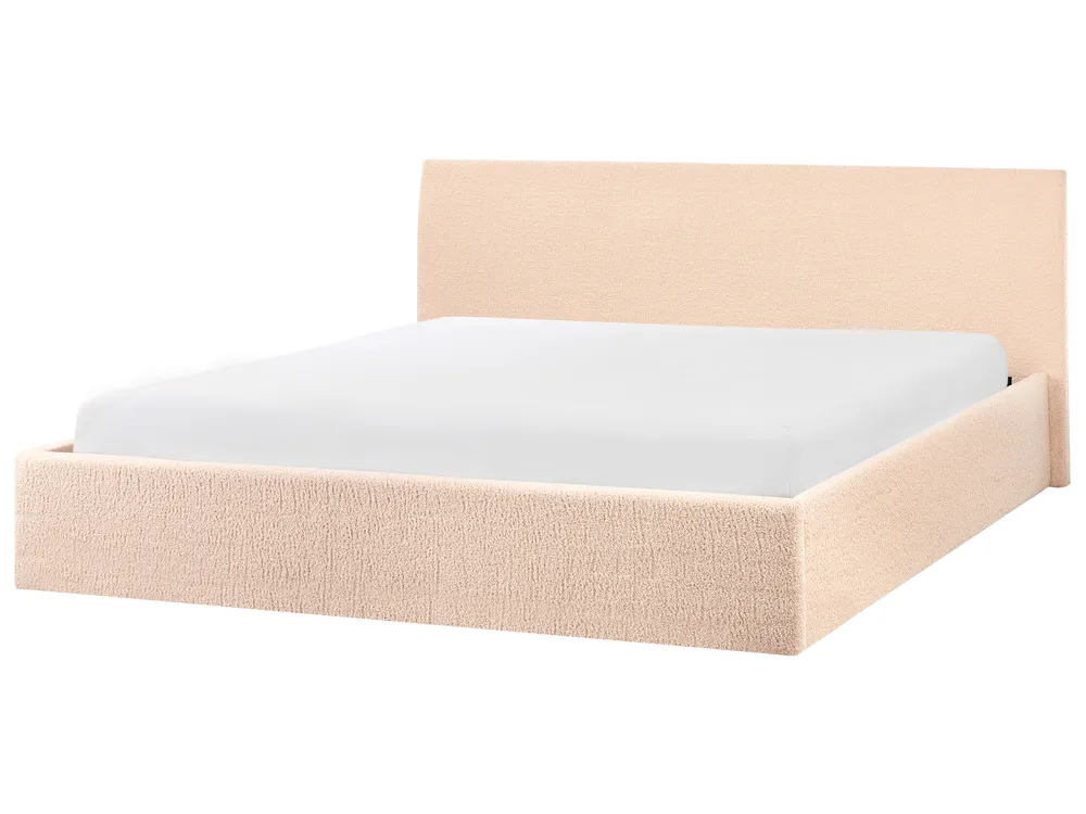 Ottoman Bed ORBEY Boucle Beige 180 x 200 cm (EU Super King)_964717