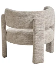 Armchair BUREA Chenille Light Beige_1010426