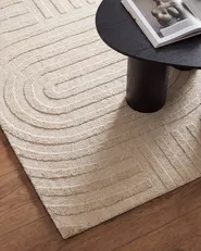 Rug MASTUNG Beige 200 x 300 cm Wool_1132023