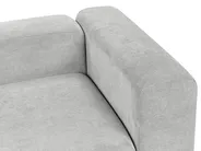 Modular Sofa 2 Seater FALSTERBO Corduroy Grey_916186