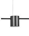 5 Light Metal LED Pendant Lamp Black SESTRA_815578