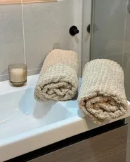 Set of 11 Towels ATAI Cotton Beige_1001466