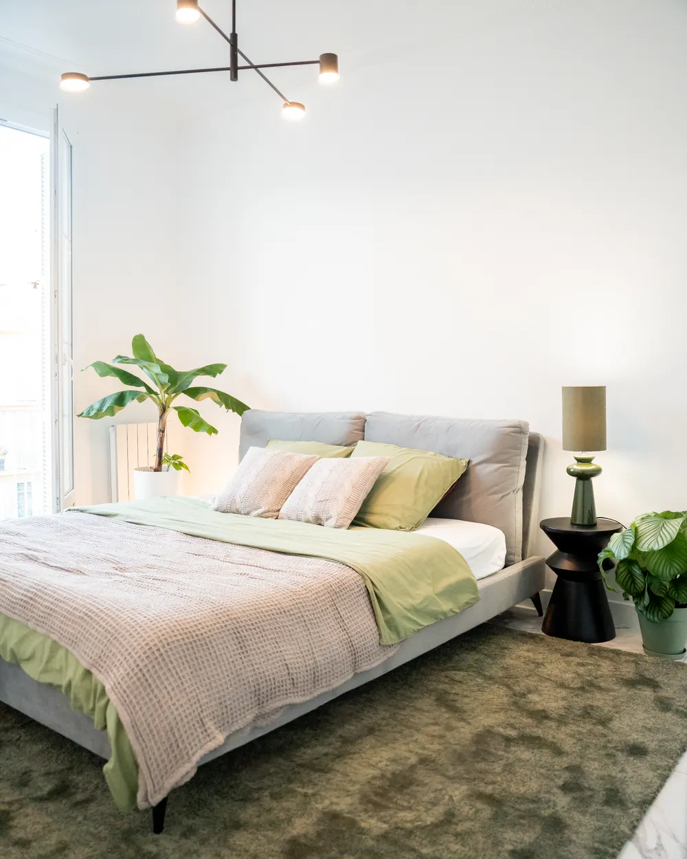 Bed Velvet MELLE 180 x 200 cm (EU Super King) Grey_1018314