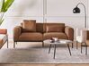 2 Seater Faux Leather Sofa Brown MALMOS _930875