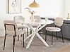 Dining Table FITZROY White 120 cm 120 cm