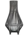 Lampion bambusowy 58 cm czarny LEYTE_873486