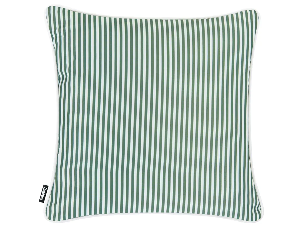 Zestaw 3 poduszek ogrodowych CATAPLA Wzór roślinny 45 x 45 cm Zielony_1124781