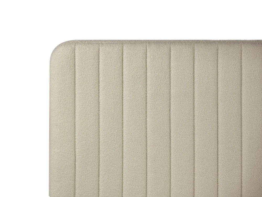 Boxspring met opbergruimte Stof CHANCELLOR 160 x 200 cm Lichtbeige