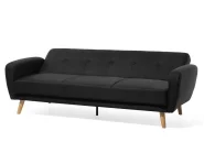 Living Room Set FLORLI Fabric Black_705051
