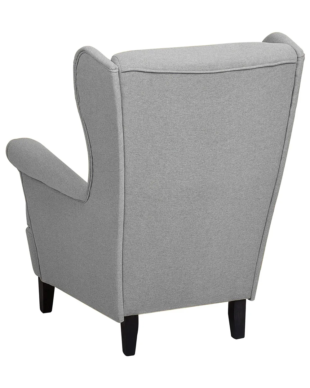 Poltrona Wingback ABSON Tessuto Grigio_747436