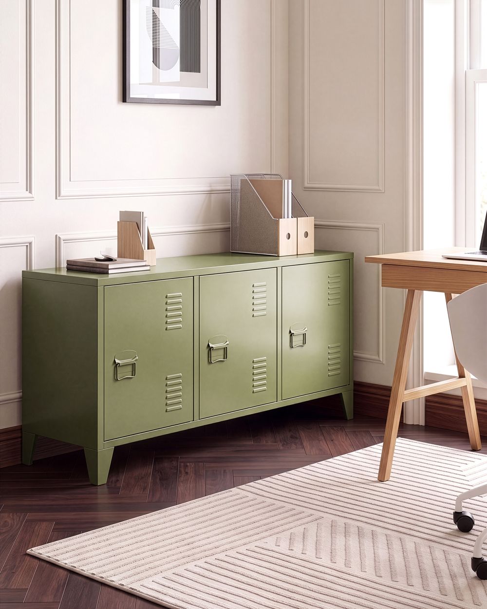Storage Unit CARDIFF Metal Green