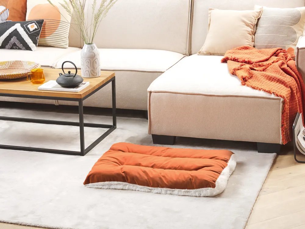 Pet Bed ERGANI Velvet Orange_826429