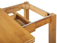 Extending Dining Table MASELA Brown 90/120 cm 60 cm Wood_826978
