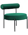 Armchair ALPHA Velvet Emerald Green