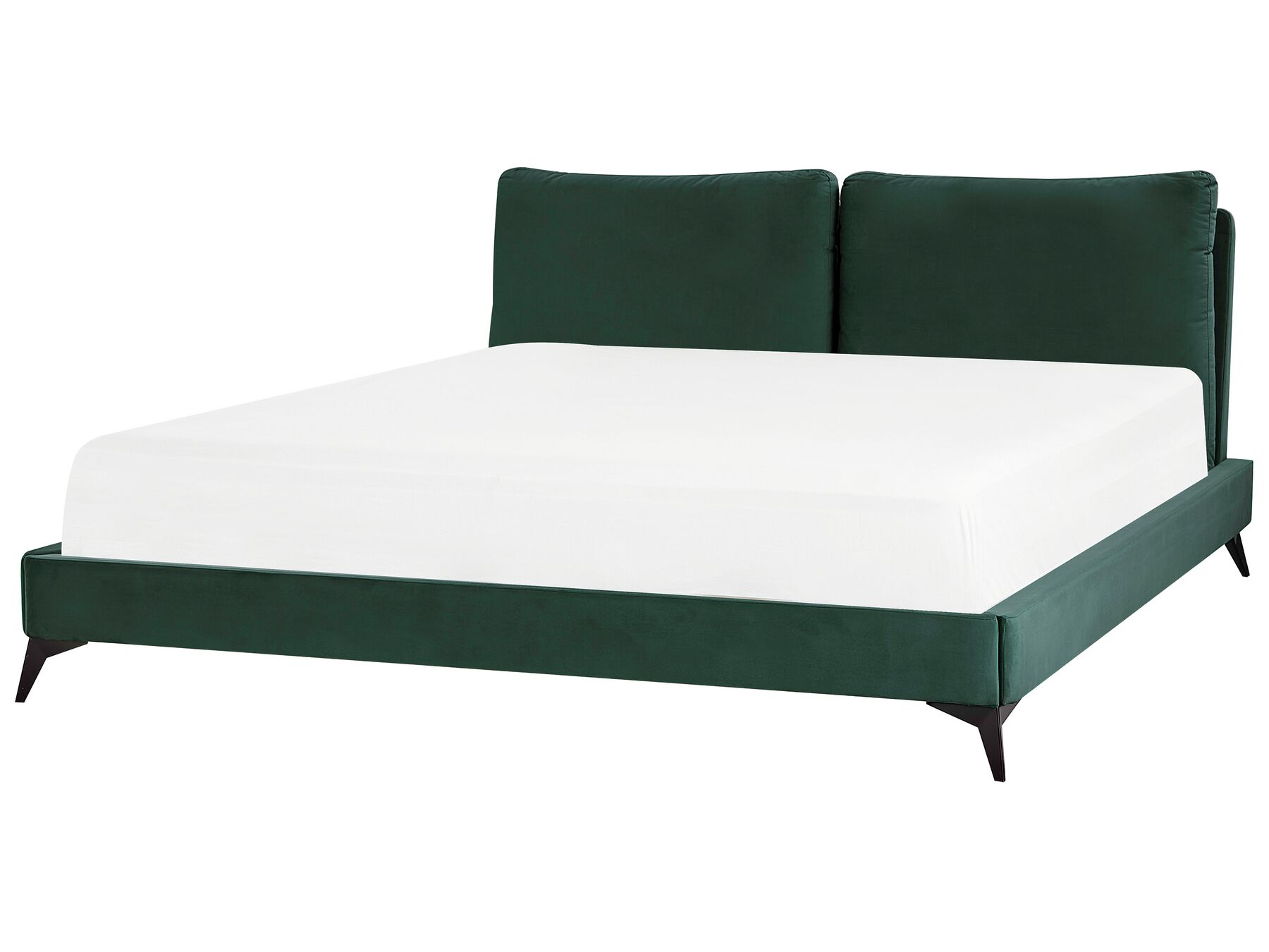 Sametová postel 180 x 200 cm zelená MELLE_829930