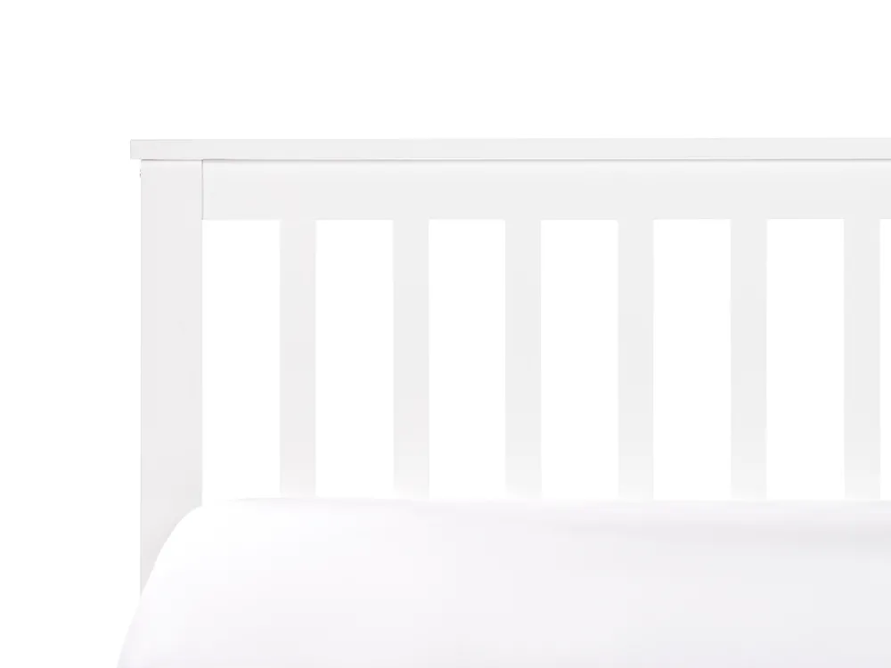 Bed with 2 Drawers OLENDON Pine Wood White 90 x 200 cm (EU Single)_954550