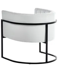 Armchair LARVIK II Velvet White_952117
