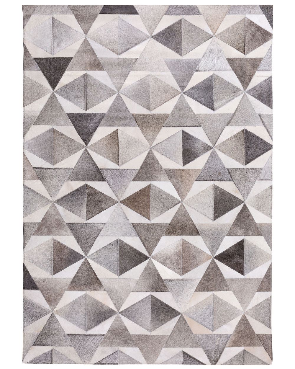 Tapis ALAKA Gris 160 x 230 cm Cuir