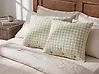 Throw Cushion TALYA 45 x 45 cm Olive Green Checked