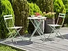 Bistro Set Folding FIORI Metal Mint Green