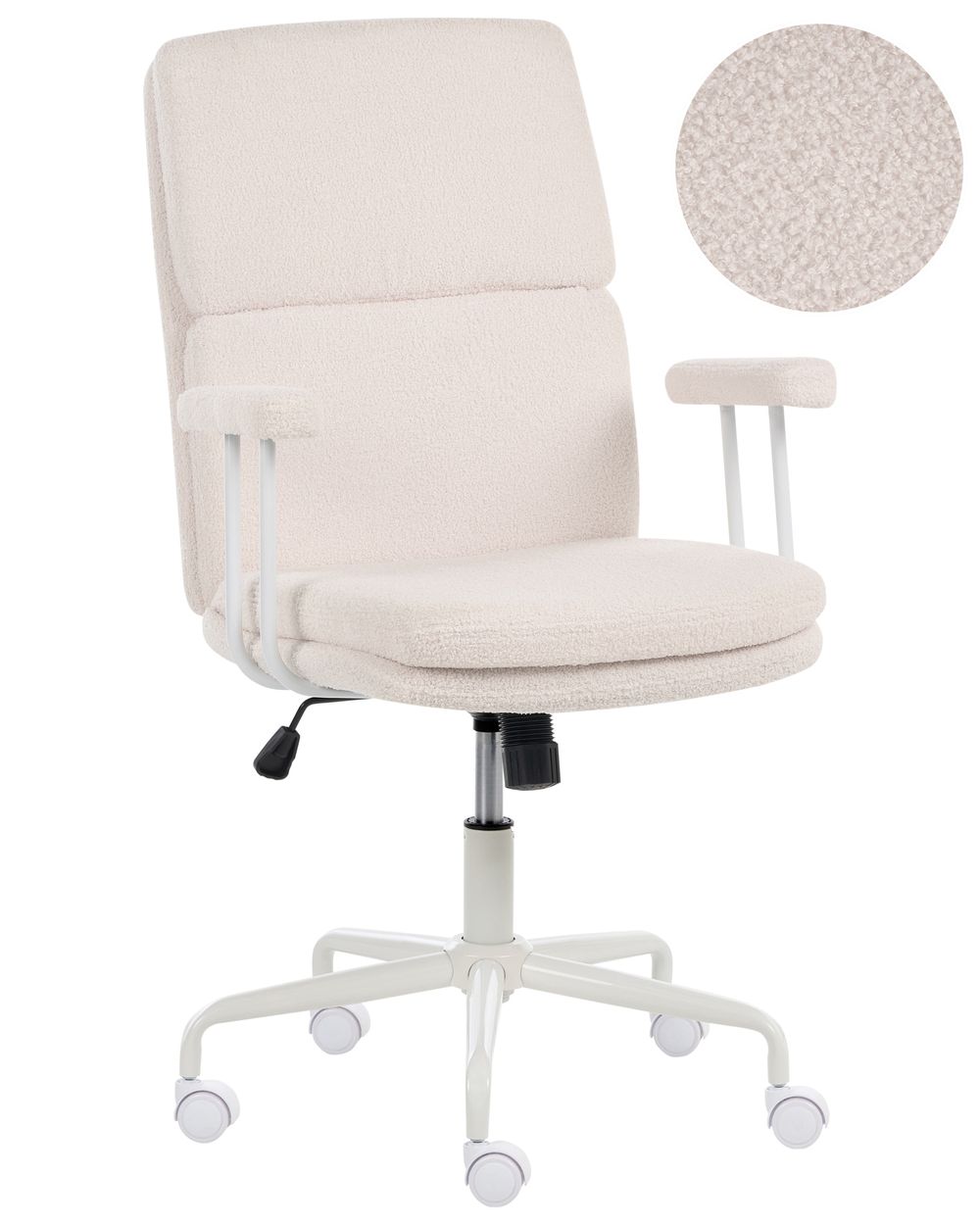 Scaun ergonomic VERO Boucle Alb-murdar