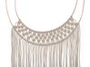 Cotton Macramé Wall Hanging Beige ALUVA_754765