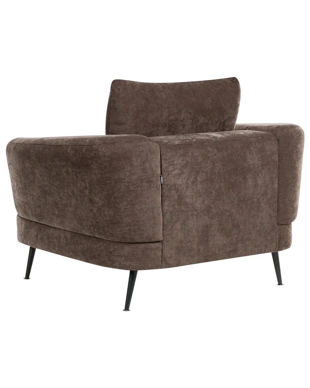 Armchair KJAER Chenille Dark Brown_1006615